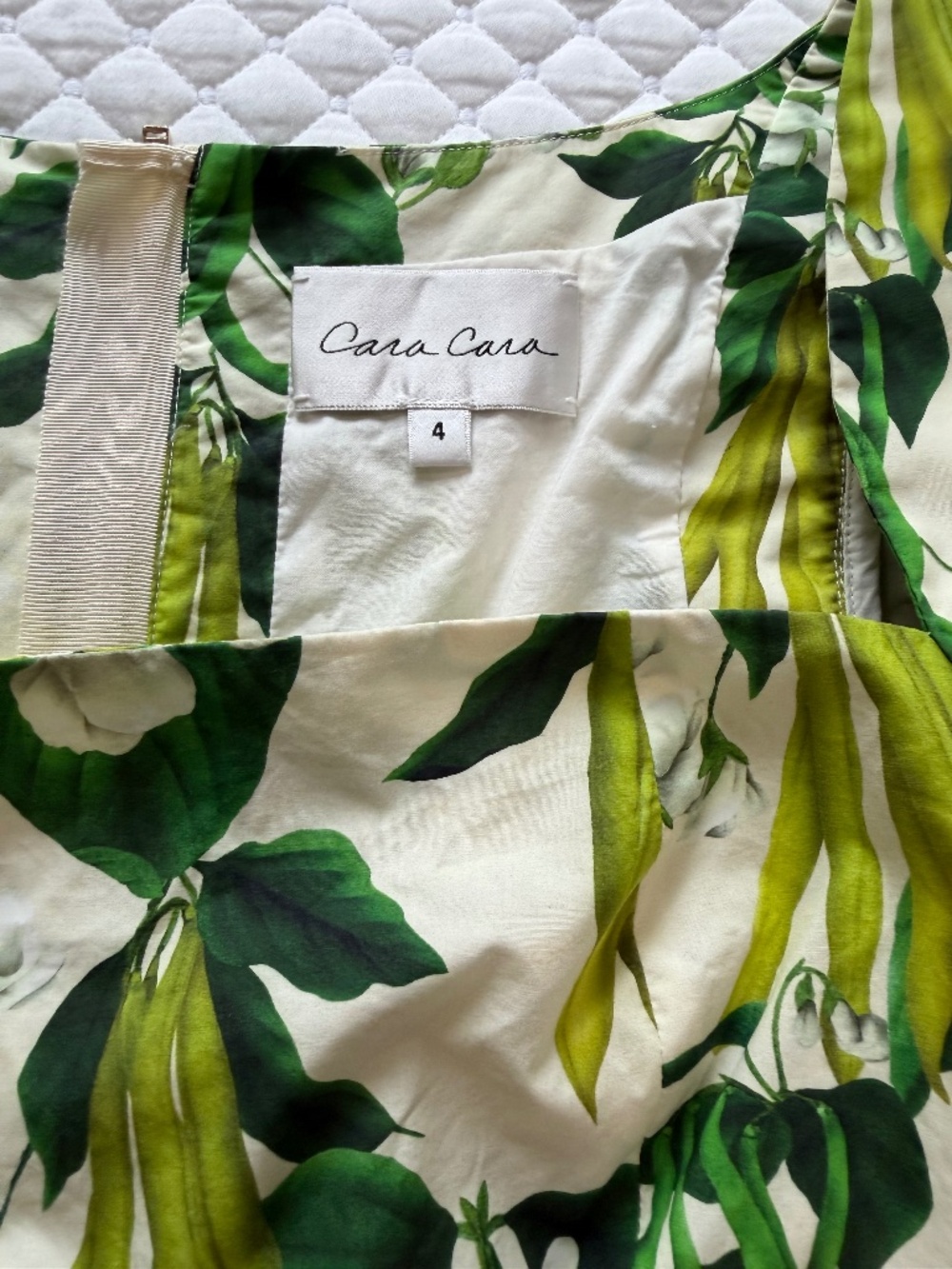 Cara Cara Palmer Floral green tropical  2 pc shorts Set Short Sleeve Sz 2/4 - Picture 10 of 12